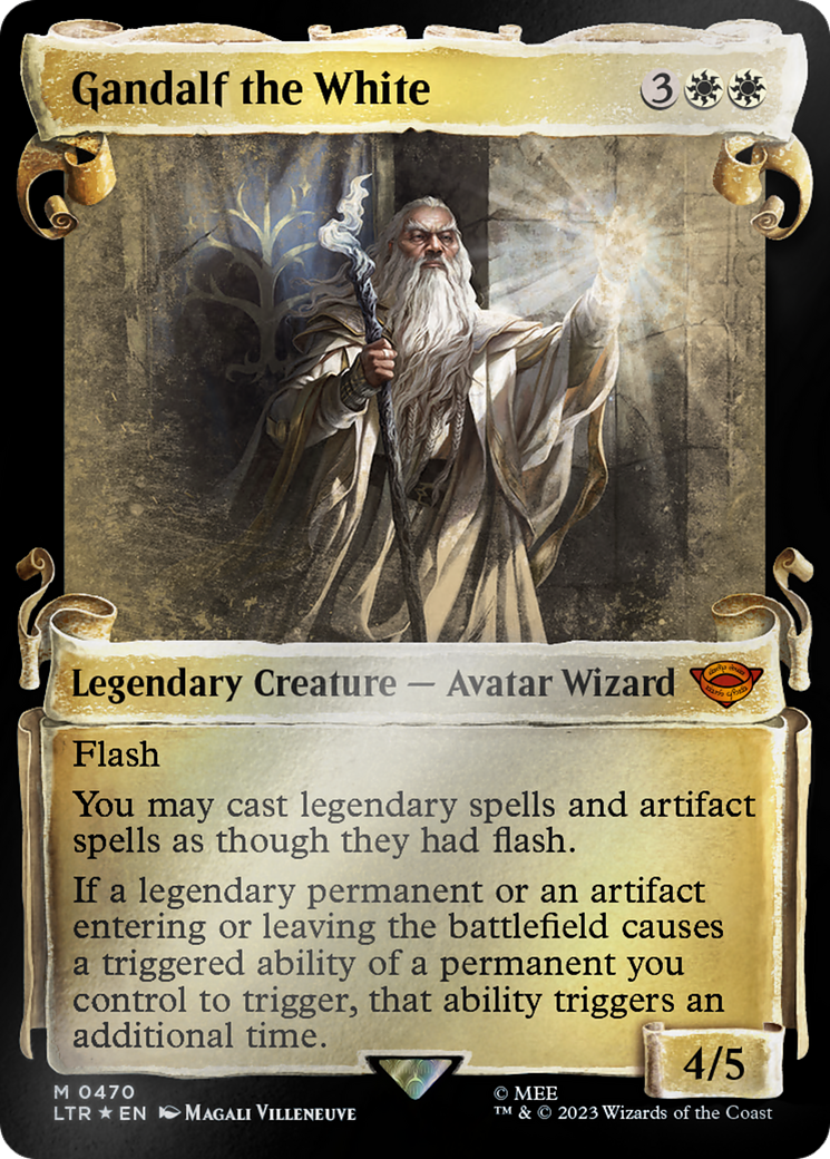 Gandalf the White [The Lord of the Rings: Tales of Middle-Earth Showcase Scrolls] | Gate City Games LLC