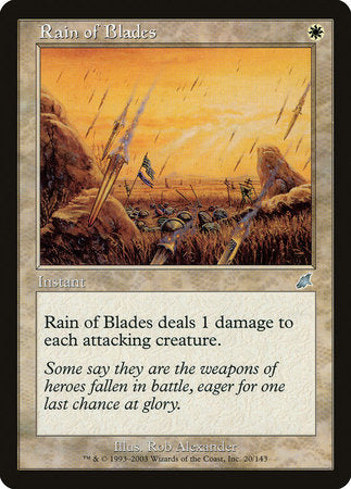Rain of Blades [Scourge] | Gate City Games LLC