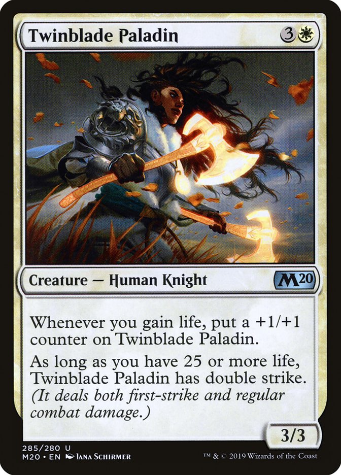 Twinblade Paladin [Core Set 2020] | Gate City Games LLC