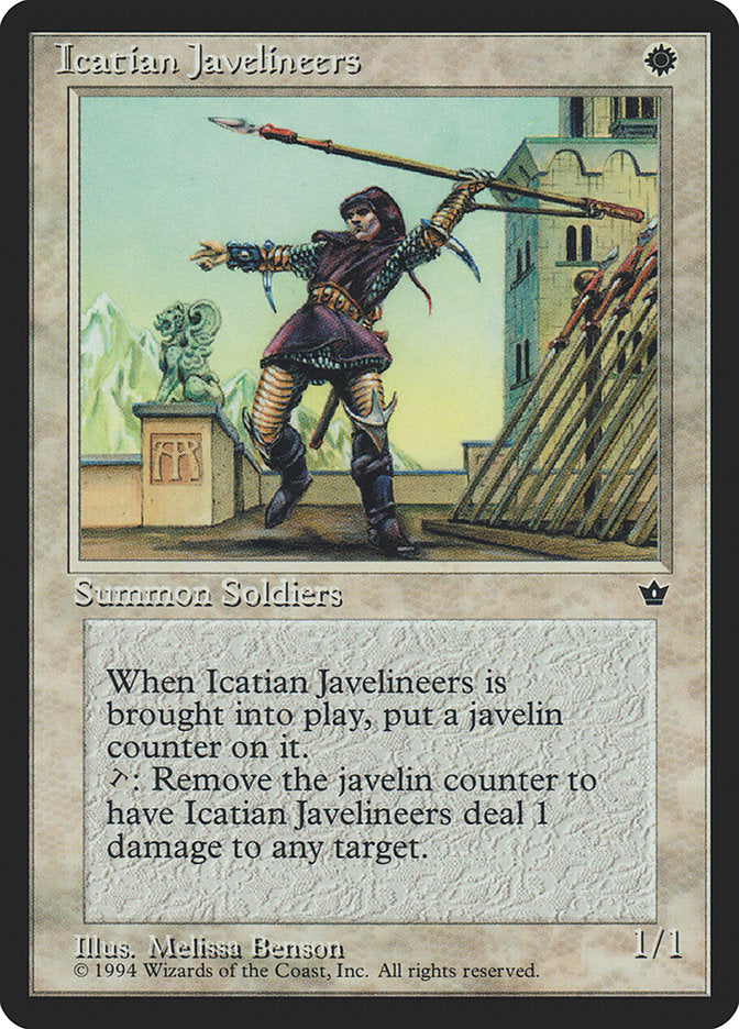 Icatian Javelineers (Melissa A. Benson) [Fallen Empires] | Gate City Games LLC