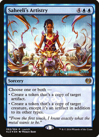 Saheeli's Artistry [Kaladesh Promos] | Gate City Games LLC