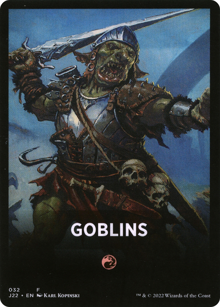 Goblins Theme Card [Jumpstart 2022 Front Cards] | Gate City Games LLC