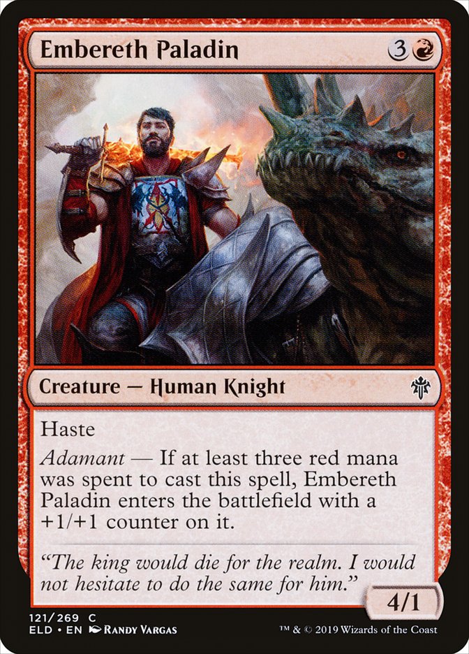 Embereth Paladin [Throne of Eldraine] | Gate City Games LLC