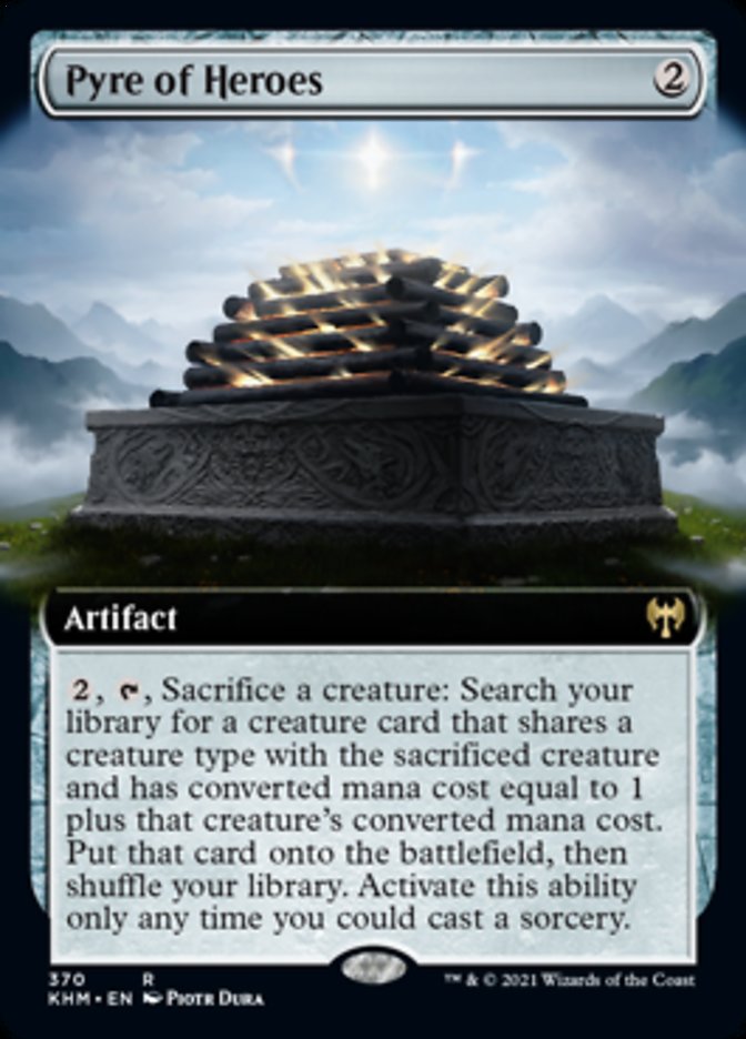 Pyre of Heroes (Extended Art) [Kaldheim] | Gate City Games LLC