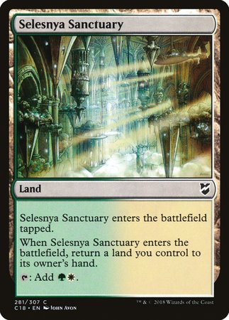 Selesnya Sanctuary [Commander 2018] | Gate City Games LLC
