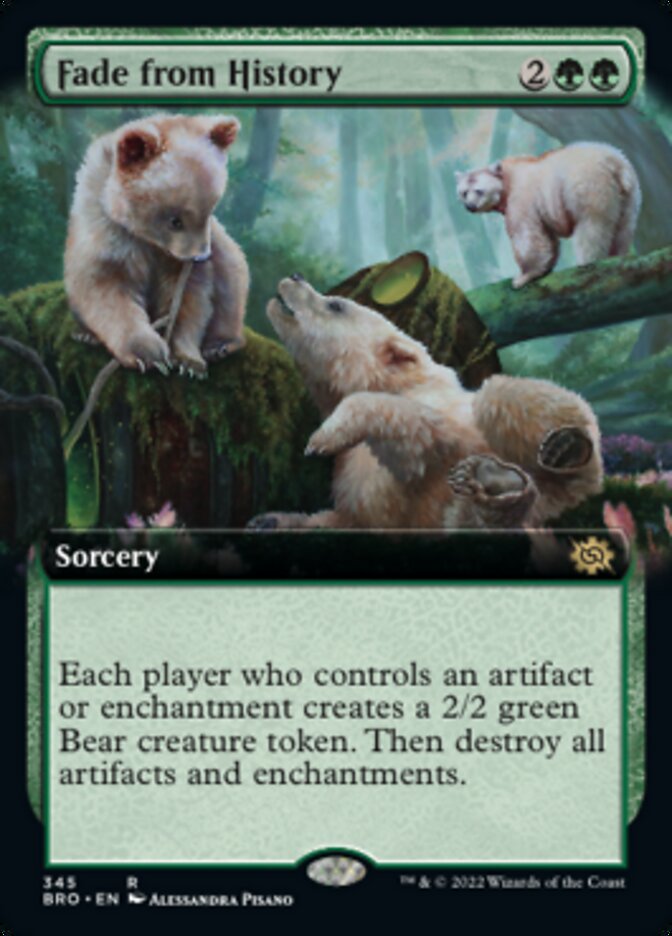 Fade from History (Extended Art) [The Brothers' War] | Gate City Games LLC