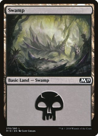 Swamp (270) [Core Set 2019] | Gate City Games LLC