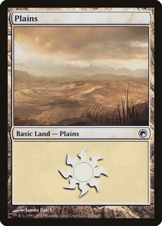 Plains (232) [Scars of Mirrodin] | Gate City Games LLC
