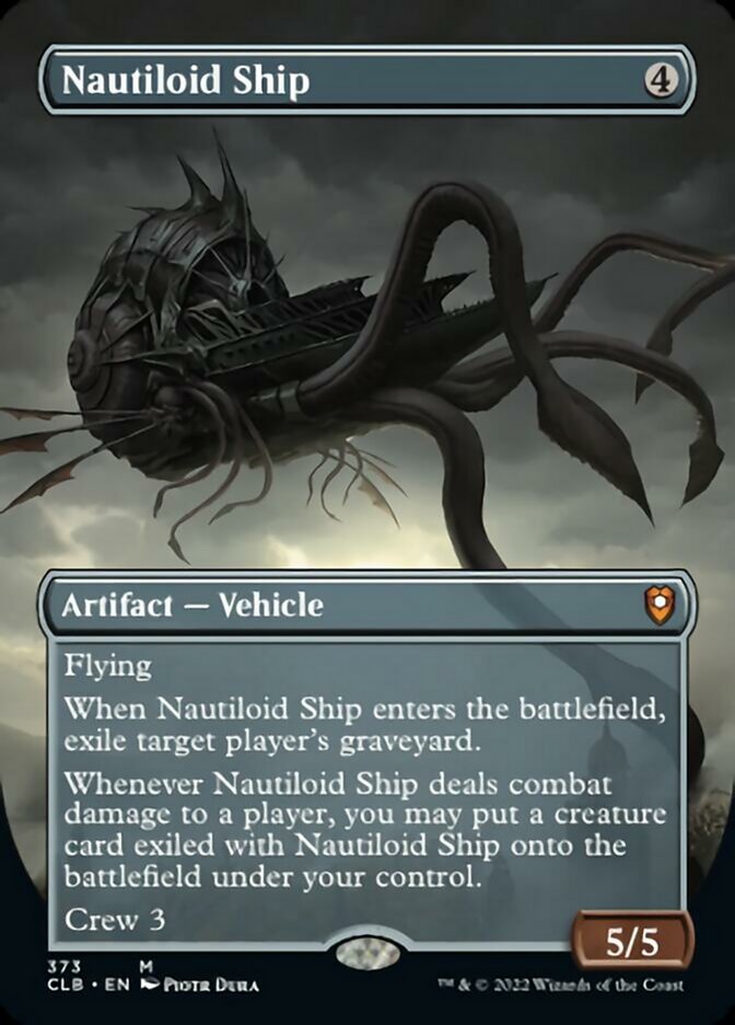 Nautiloid Ship (Borderless Alternate Art) [Commander Legends: Battle for Baldur's Gate] | Gate City Games LLC