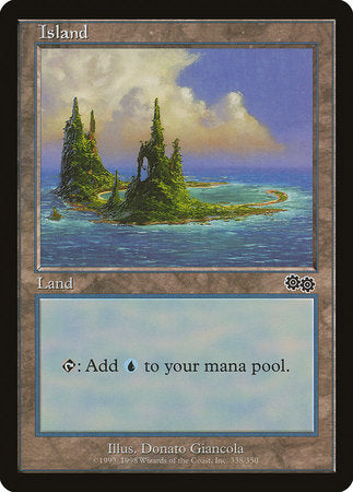 Island (338) [Urza's Saga] | Gate City Games LLC