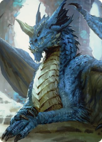 Young Blue Dragon Art Card [Commander Legends: Battle for Baldur's Gate Art Series] | Gate City Games LLC