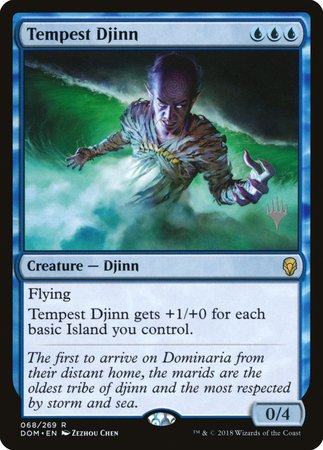 Tempest Djinn [Dominaria Promos] | Gate City Games LLC