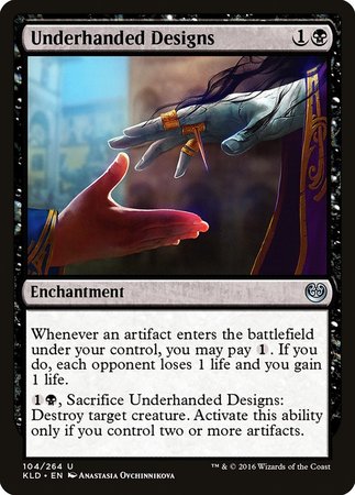 Underhanded Designs [Kaladesh] | Gate City Games LLC