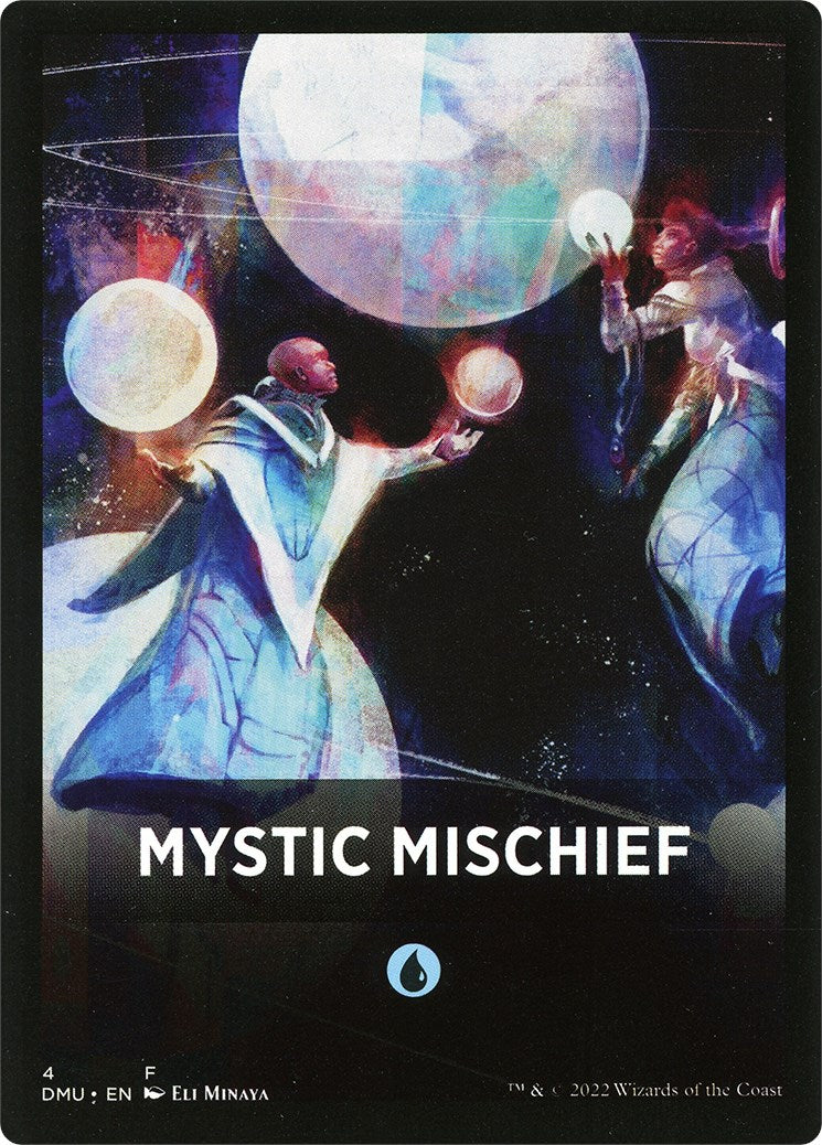 Mystic Mischief Theme Card [Dominaria United Tokens] | Gate City Games LLC