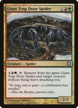 Giant Trap Door Spider [Coldsnap Theme Decks] | Gate City Games LLC