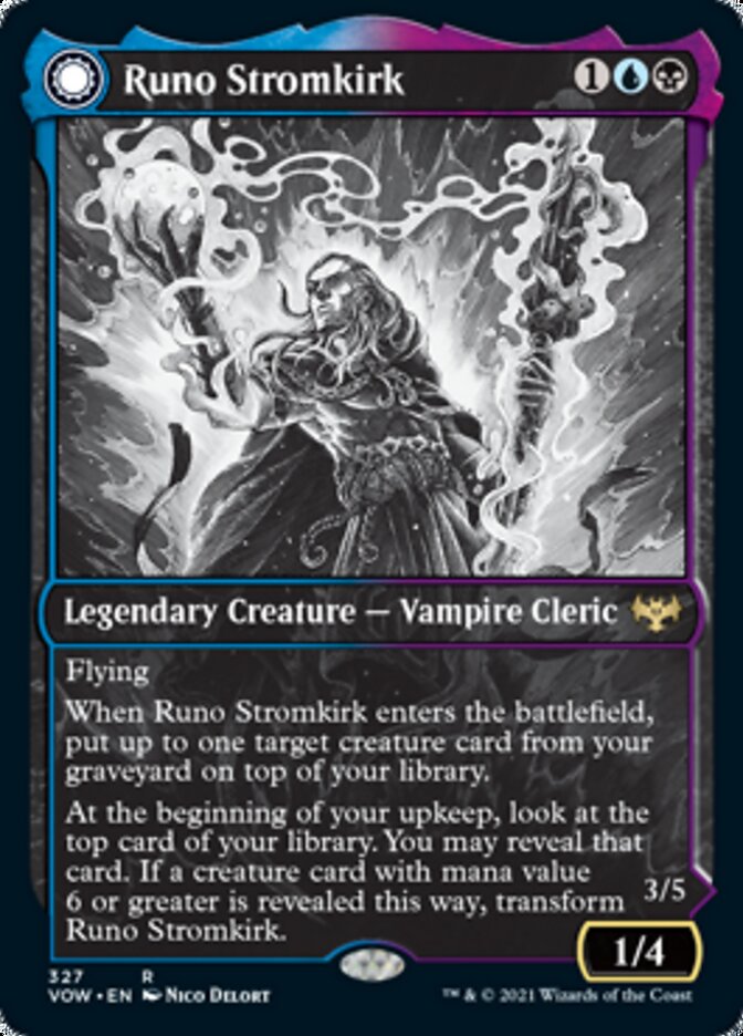 Runo Stromkirk // Krothuss, Lord of the Deep (Showcase Eternal Night) [Innistrad: Crimson Vow] | Gate City Games LLC