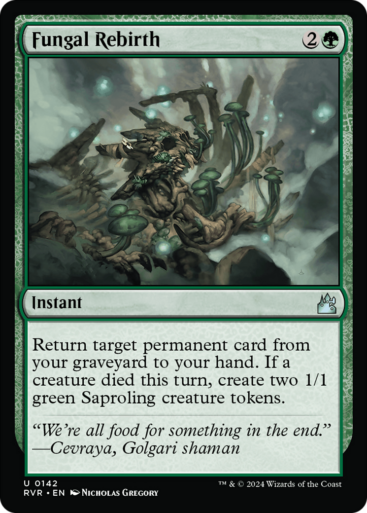Fungal Rebirth [Ravnica Remastered] | Gate City Games LLC
