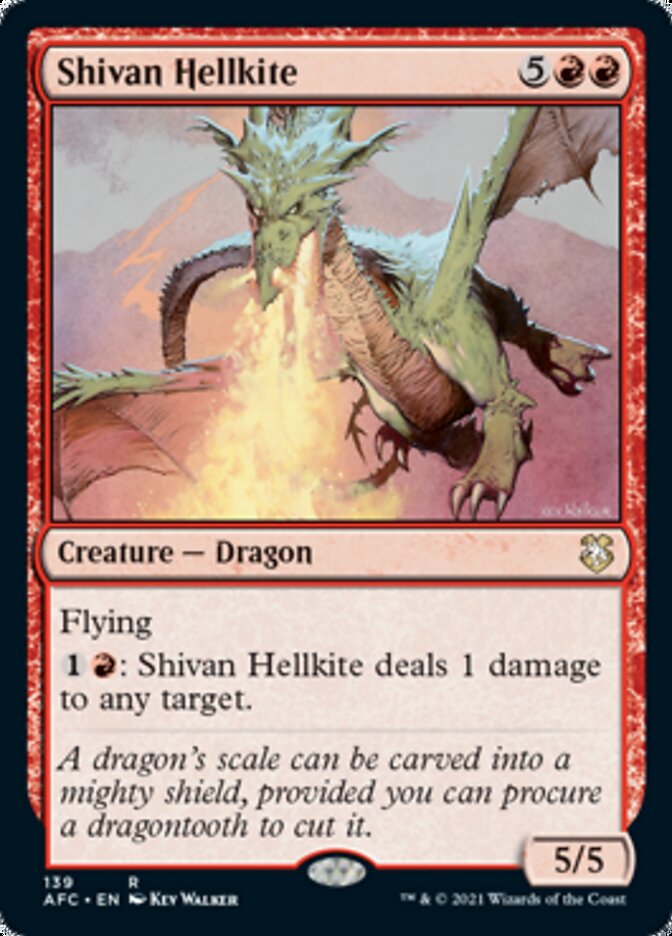 Shivan Hellkite [Dungeons & Dragons: Adventures in the Forgotten Realms Commander] | Gate City Games LLC