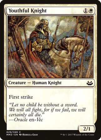 Youthful Knight [Modern Masters 2017] | Gate City Games LLC