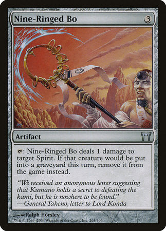 Nine-Ringed Bo [Champions of Kamigawa] | Gate City Games LLC