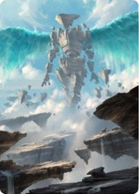 Celestial Colonnade Art Card [Zendikar Rising Art Series] | Gate City Games LLC