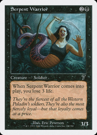 Serpent Warrior [Seventh Edition] | Gate City Games LLC