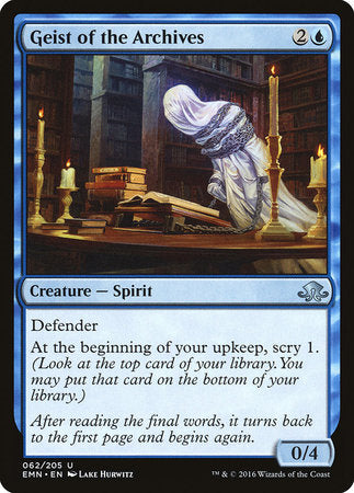 Geist of the Archives [Eldritch Moon] | Gate City Games LLC