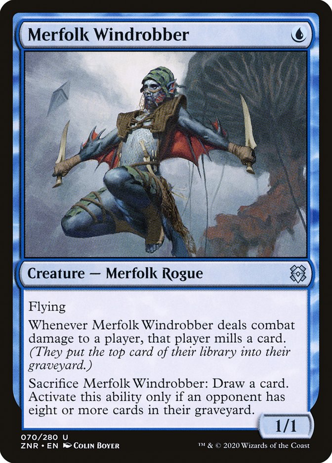 Merfolk Windrobber [Zendikar Rising] | Gate City Games LLC