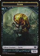 Germ // Zombie (016/036) Double-sided Token [Commander 2014 Tokens] | Gate City Games LLC