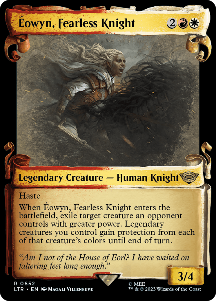 Eowyn, Fearless Knight [The Lord of the Rings: Tales of Middle-Earth Showcase Scrolls] | Gate City Games LLC