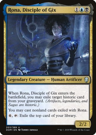 Rona, Disciple of Gix [Dominaria] | Gate City Games LLC