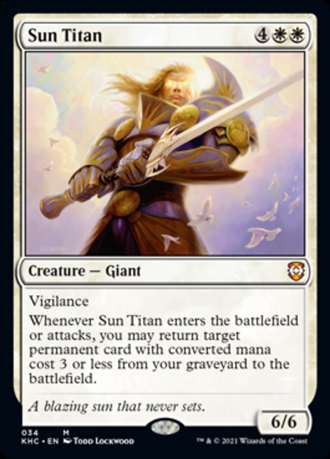 Sun Titan [Kaldheim Commander] | Gate City Games LLC