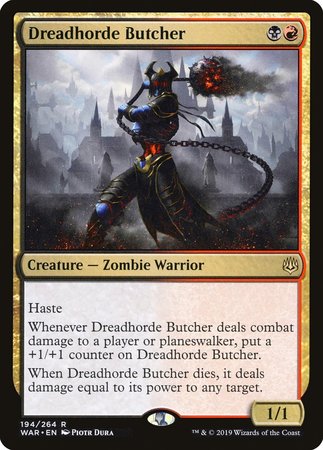 Dreadhorde Butcher [War of the Spark] | Gate City Games LLC