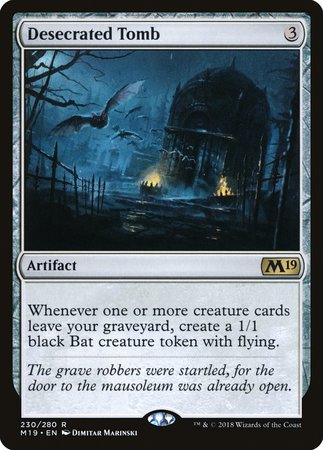 Desecrated Tomb [Core Set 2019] | Gate City Games LLC