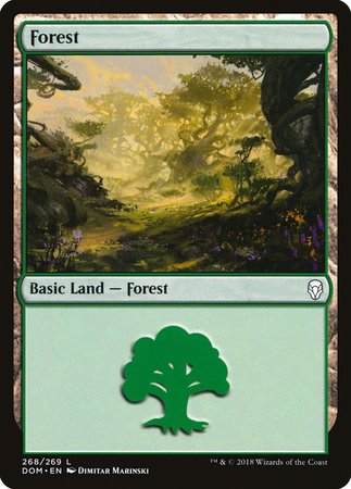 Forest (268) [Dominaria] | Gate City Games LLC