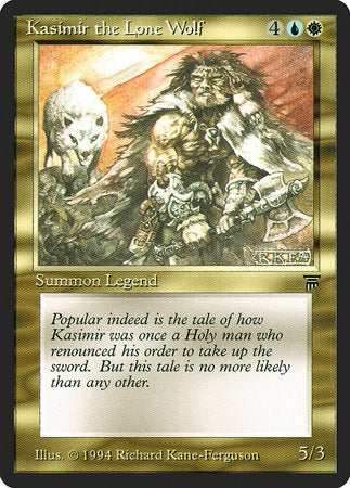 Kasimir the Lone Wolf [Legends] | Gate City Games LLC