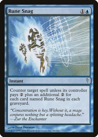 Rune Snag [Coldsnap] | Gate City Games LLC