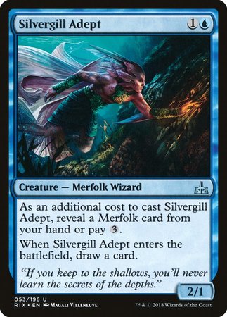 Silvergill Adept [Rivals of Ixalan] | Gate City Games LLC
