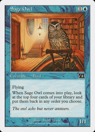 Sage Owl [Classic Sixth Edition] | Gate City Games LLC