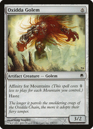 Oxidda Golem [Darksteel] | Gate City Games LLC