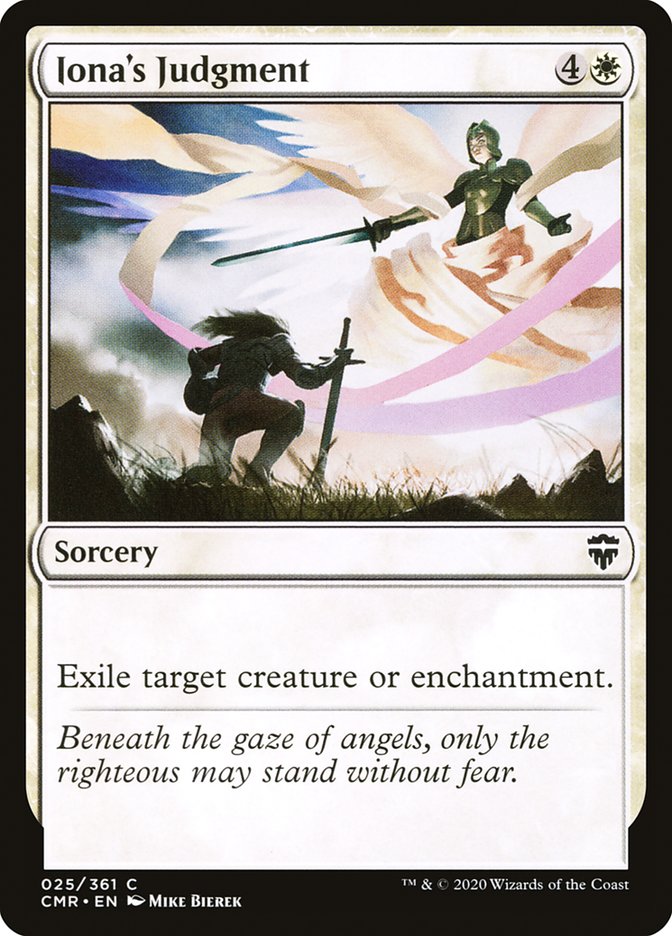 Iona's Judgment [Commander Legends] | Gate City Games LLC