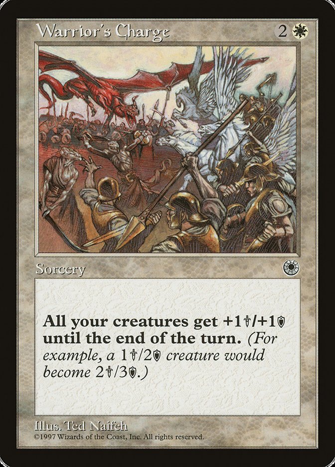 Warrior's Charge (No Flavor Text) [Portal] | Gate City Games LLC