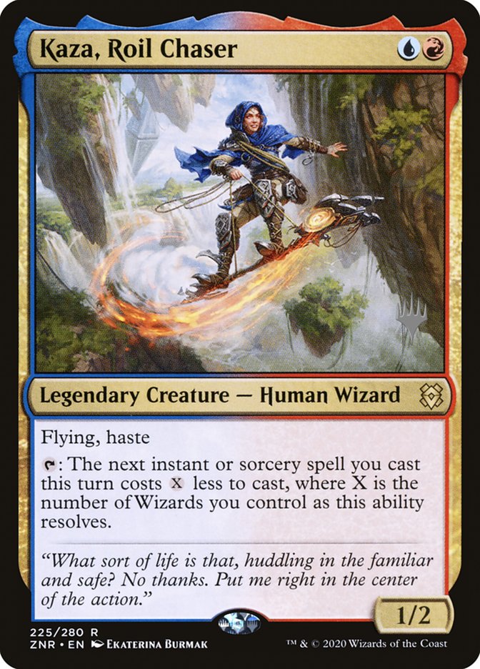 Kaza, Roil Chaser (Promo Pack) [Zendikar Rising Promos] | Gate City Games LLC