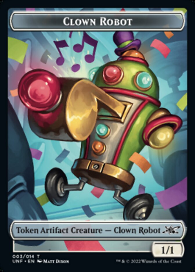 Clown Robot (003) Token [Unfinity Tokens] | Gate City Games LLC