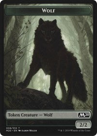 Zombie // Wolf Double-Sided Token [Game Night 2019 Tokens] | Gate City Games LLC