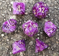 Chessex Vortex Polyhedral Dice Set | Gate City Games LLC