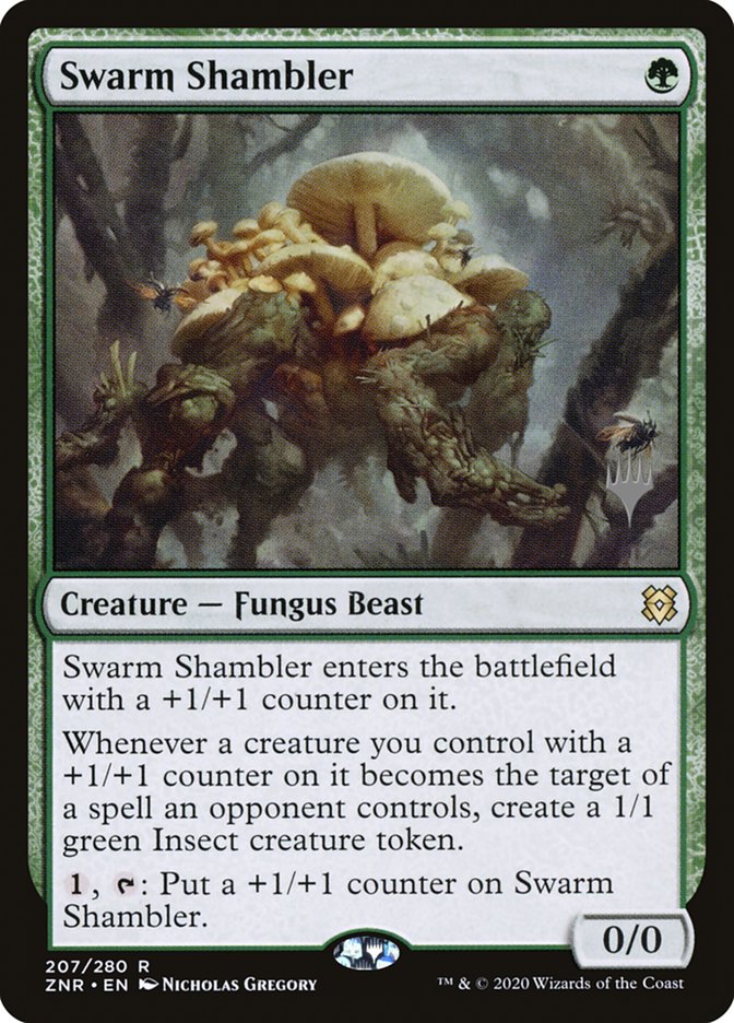 Swarm Shambler (Promo Pack) [Zendikar Rising Promos] | Gate City Games LLC