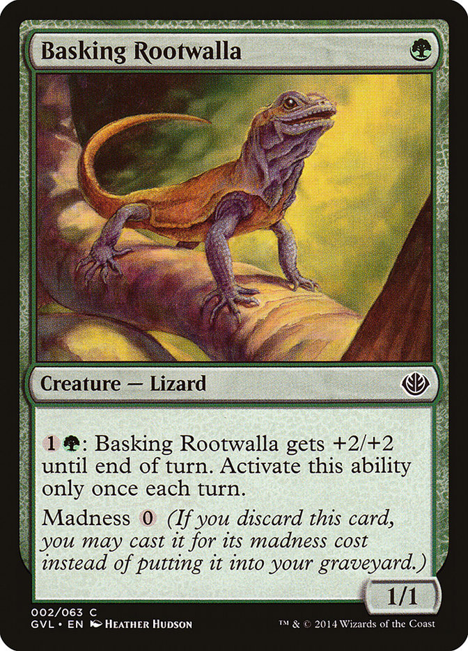 Basking Rootwalla (Garruk vs. Liliana) [Duel Decks Anthology] | Gate City Games LLC