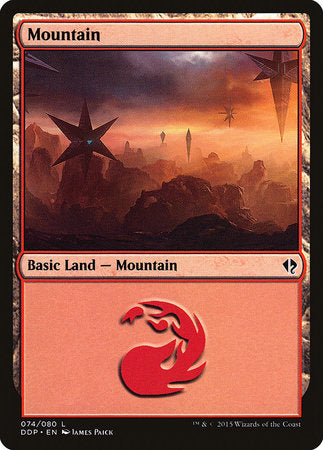 Mountain (74) [Duel Decks: Zendikar vs. Eldrazi] | Gate City Games LLC