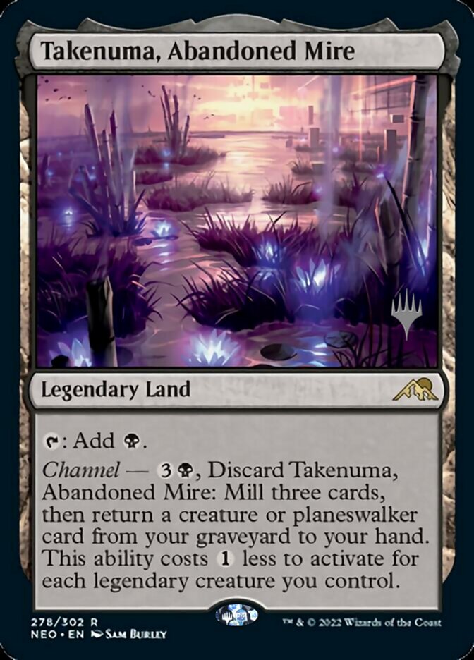 Takenuma, Abandoned Mire (Promo Pack) [Kamigawa: Neon Dynasty Promos] | Gate City Games LLC